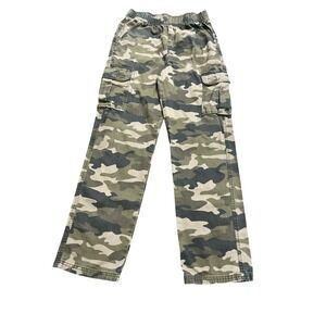 The Children's Place Camo Cargo Pants Boys Size 14 Elastic‎ Waist